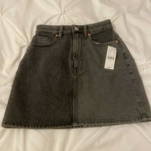 GRAY & BLACK PACSUN SKIRT